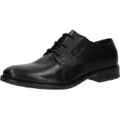 Bugatti Business Herren Schnürschuhe schwarz Glattleder - Größe: 44