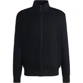 BOSS Piqué-Sweatshirt aus merzerisierter Stretch-Baumwolle mit Reißverschluss Grösse L