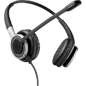 Sennheiser I IMPACT SC 665 USB - Headset - On-Ear - kabelgebunden - USB, 3,5 mm Stecker - Schwarz, Silber