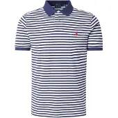 Ralph Lauren für Herren. 710956682500 Polo Parkside marineblau (XS), Lässig, Baumwolle, Langarm