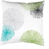 Home wohnideen Dekokissen "SCOPPIO" Gr. 1, grün (grün, bedruckt), B:40cm L:40cm, Polyester, Dekokissen_Sitzkissen_Kissenhüllen, Dekokissen, Kissenhülle mit Füllung