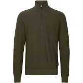 Blend Troyer "Troyer BHPullover", Herren, Gr. M, grün (forest night), Obermaterial: 100% Baumwolle CO., Pullover Troyer