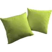 Wirth Dekokissen "Newbury" Gr. 1, grün (grün, unifarben), B:40cm L:40cm, Baumwolle, Polyester, Dekokissen_Sitzkissen_Kissenhüllen, Dekokissen, Kissenhülle ohne Füllung, 2 Stück