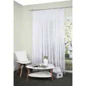 Home Basics Gardine "FLAMIO", (1 St.), Fertigstore Flammgarn