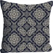 Queence Dekokissen "»Ornament«", bunt (bunt, bedruckt), B:40cm L:40cm, Polyester, Dekokissen_Sitzkissen_Kissenhüllen, Dekokissen, Kissenhülle ohne Füllung, 1 Stück