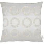 Apelt Dekokissen "1710" Gr. 1, beige (natur, beige, kreise), B:46cm L:46cm, Polyester, Dekokissen_Sitzkissen_Kissenhüllen, Dekokissen, Kissenhülle ohne Füllung, 1 Stück