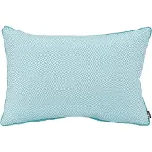 Hock Dekokissen H.O.C.K. "Pepe", blau (türkis, turquoise, gemustert), B:40cm H:10cm L:60cm, Polyacryl, Dekokissen_Sitzkissen_Kissenhüllen, Dekokissen, Kissenhülle mit Füllung, 1 Stück, Outdoor geeignet