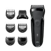 Braun Series 3 81702941, Folienschaber, Schwarz, Tasten, LED, Ladend, Leistung, Wechselstrom/Batterie