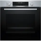 Bosch Pyrolyse Backofen "HBG578BS3", Energieeffizienz: A+, grau (edelstahl), B:59,4cm H:59,5cm T:54,8cm, Backöfen, Air Fry für knsuprige Lebensmittel & automatische Selbstreinigung, Pyrolyse Backofen