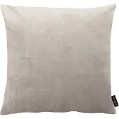 Apelt Dekokissen "Castello, Uni Samt" Gr. 2, grau (hellgrau, unifarben), B:46cm L:46cm, Bezug: 100% Polyester, Dekokissen_Sitzkissen_Kissenhüllen, Dekokissen, Kissenhülle ohne Füllung, 1 Stück