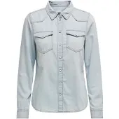 ONLY Jeansbluse "ONLALEXA L/S DNM SHIRT FS NOOS"