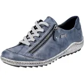 Remonte Damenschuhe Schnürschuhe Sportive Sneaker Blau Freizeit, Schuhgröße:39 EU