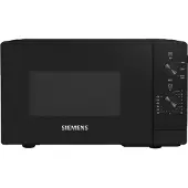 Siemens iQ300 FF020LMB2, Arbeitsplatte, Solo-Mikrowelle, 20 l, 800 W, Drehregler, Schwarz