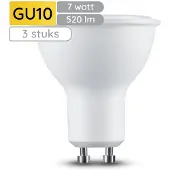 Technik GU10 LED-Spot 7W 520lm 2700K warmweiß 3 Stück