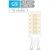 Modee Lighting G9 LED-Kapsellampe 4,3W 450lm 4000K neutralweiß 16 Stück