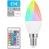 Modee Lighting E14 LED-Lampe B35 4,9W 470lm 2700K warmweiß 10 Stück dimmbar