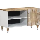 vidaXL TV-Schrank 80x31,5x46 cm Massivholz Mango
