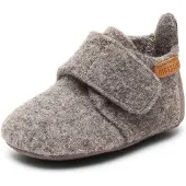 Bisgaard - Baby's Wool - Hüttenschuhe Gr 19 grau