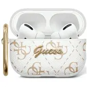 GUESS GUAP2PG4GPH AirPods Pro 2 (2022/2023) Hülle weiß/weiß 4G Hook