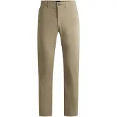 BOSS Regular-Fit Hose aus elastischem Baumwoll-Satin Grösse 32/32