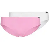 Skiny Slip "Slip 2er Pack", Jungen, Gr. 140, pink (rosa, weiß), Obermaterial: 95% Baumwolle CO. 5% Elasthan EL., Unterhosen Slip