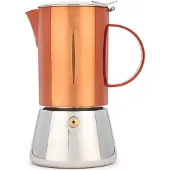 La Cafetière Edelstahl Kaffeemaschine Italienisch 4 Tassen
