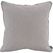 Hock Dekokissen H.O.C.K. "Lino", grau (grau melange, unifarben), B:50cm H:10cm L:50cm, Polyacryl, Dekokissen_Sitzkissen_Kissenhüllen, Dekokissen, Outdoor geeiget, Wendekissenhülle mit Füllung, 1 Stück