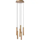 Lucide Design-Pendellampe Griffith 6-Licht Bronze