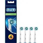 Oral-B CrossAction, 4 Stück(e), Blau, Grün, Weiß,