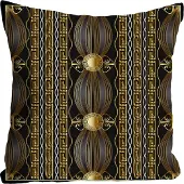 Queence Dekokissen "»Ornament«", bunt (bunt, bedruckt), B:40cm L:40cm, Polyester, Dekokissen_Sitzkissen_Kissenhüllen, Dekokissen, Kissenhülle ohne Füllung, 1 Stück