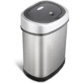 Rijoka Sensor Mülleimer 12L – Edelstahl – Soft Close – Fingerabdruck frei – Modern Design