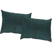 Wirth Dekokissen "Sepino" Gr. 1, blau (blau, gemustert), B:40cm L:40cm, Baumwolle, Polyester, Dekokissen_Sitzkissen_Kissenhüllen, Dekokissen, Kissenhülle ohne Füllung, 2 Stück