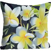 Queence Dekokissen "»Blüten«", bunt (bunt, bedruckt), B:40cm L:40cm, Polyester, Dekokissen_Sitzkissen_Kissenhüllen, Dekokissen, Kissenhülle ohne Füllung, 1 Stück