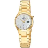 Master Time 1100000002199 , gold (goldfarben, perlmuttfarben), Armbanduhren, Damen, 1100000002199, Quarzuhr, Armbanduhr, Damenuhr, Edelstahlarmband, analog, digital