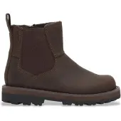 Timberland Unisex für Kinder. TB0A28NR9311 Courma Kid Mid braune Chelsea-Stiefeletten aus Leder (21), Wohnung, Reißverschluss, Lässig, Kinde