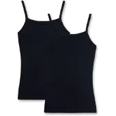 Sanetta Unterhemd "Unterhemd 2er Pack", Jungen, Gr. 164, N-Gr, schwarz, Obermaterial: 90% Baumwolle CO. 10% Elasthan EL., Unterhemden Unterhemd