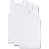 Sanetta Unterhemd "Unterhemd 3er Pack", Jungen, Gr. 116, N-Gr, weiß, Obermaterial: 100% Baumwolle CO., Unterhemden Unterhemd