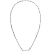 Calvin Klein Kette mit Anhänger "Schmuck Edelstahl Halsschmuck Halskette Panzerkette ICONIC ID", silber (edelstahlfarben), Halsketten, Herren, Edelstahl, L: 61, Kette mit Anhänger