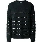 Pepe Jeans für Damen. PL702242 Nina Pullover schwarz (XS), Lässig, Polyester