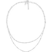Elli Ketten-Set "Halskette Choker Set (2tlg) Figaro Panzer Kugel 925 Silber" Gr. 36, silber, Halsketten, Damen, ohne Stein, Silber 925 (Sterlingsilber), Ketten-Set