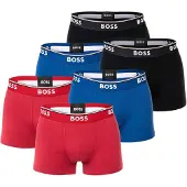 BOSS Boxershorts "Boxershort Trunk 3P Power 6er Pack"