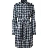 Pepe Jeans für Damen. PL953606 Polys navy Kleid (XL), Lässig, Viskose, Langarm, Marine