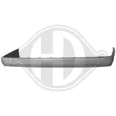 Diederichs Zier-/Schutzleiste, Stoßfänger 1613165 hinten für MERCEDES-BENZ