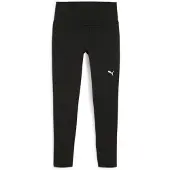 Puma Trainingstights "SHAPELUXE SEAMLESS HW FL TIGHTS", Damen, Gr. L, N-Gr, schwarz (schwarz), Obermaterial: 92% Polyamid, 8% Elasthan, unifarben, schmal normal, Hosen Trainingstights