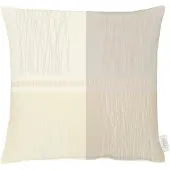 Apelt Dekokissen "COMO" Gr. 1, beige (creme, kariert), B:49cm L:49cm, Polyester, Dekokissen_Sitzkissen_Kissenhüllen, Dekokissen, Kissenhülle ohne Füllung, 1 Stück