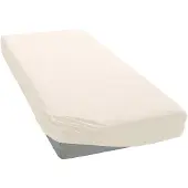 Bellana Spannbettlaken "Jersey Zwirn-Elasthan", beige, B:90cm L:200cm, Jersey-Elasthan, Obermaterial: 97% Baumwolle, 3% Elasthan, Bettlaken, Spannbettlaken, für Topper bis 10 cm Höhe