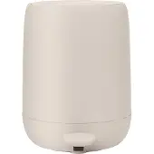Blomus Kosmetikeimer SONO | Treteimer 5L mit Soft-Close & Pedal | Farbe Moonbeam