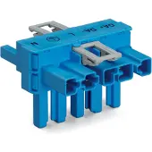 Wago 770-617 T-Verteiler,5-polig,Kod. I,blau 770617 - 50 Stück