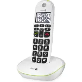 Doro Phone EASY 110 Strahlungsarmes Schnurlostelefon, Rufnummernanzeige, 10h Sprechzeit, 4 Tage Standby, Freisprechfunktion, DECT