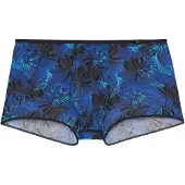 Hom Boxershorts "Boxershort Trunk Palay 1er Pack", Herren, Gr. S, blau, Obermaterial: 78% Polyamid PA. 22% Elasthan EL., Unterhosen Boxershorts